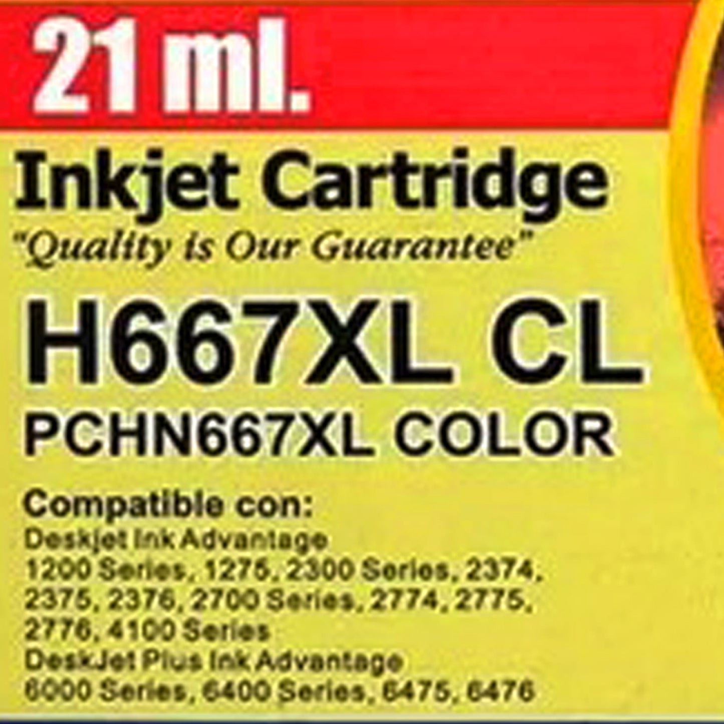 Cartucho de Tinta H667xl Color Compatible HP - Crazygames