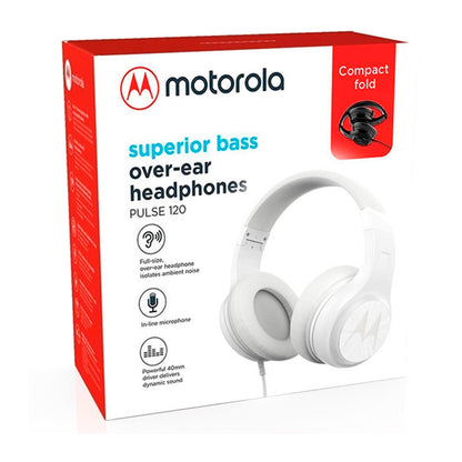 Audífonos Motorola Pulse 120 Blanco - Crazygames