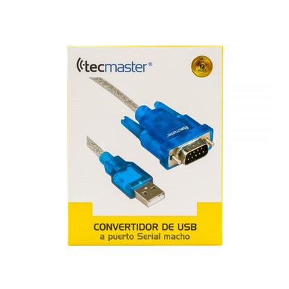 Convertidor de Usb a Puerto Serial Macho TM-100518
