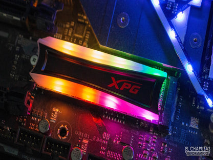 Disco Duro 256GB XPG Spectrix S40G RGB PCIe Gen3x4 M.2 2280